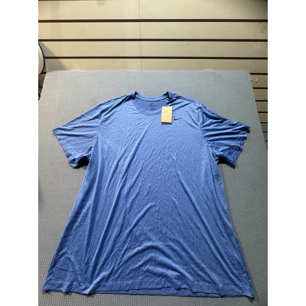 Nike DRI-FIT The Nike Tee‎ Men's Sz 4XL Blue Brand New